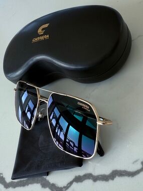 New CARRERA 333/S Navigator Sunglasses J5G/Q3 Polarized